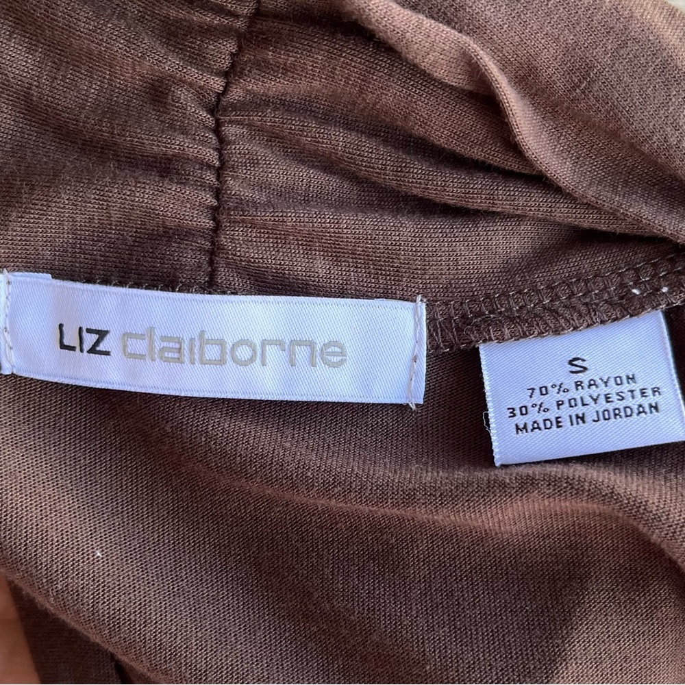 •Liz Claiborne• NWT Long Open Vest/Sleeveless Duster - Size Small - Picture 2 of 9